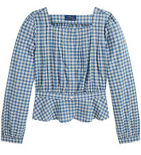 Polo Ralph Lauren Skjortebluse - Hemingway - Støvet Blå/Hvidtern Polo Ralph Lauren Skjortebluse - Hemingway - Støvet Blå/Hvidtern