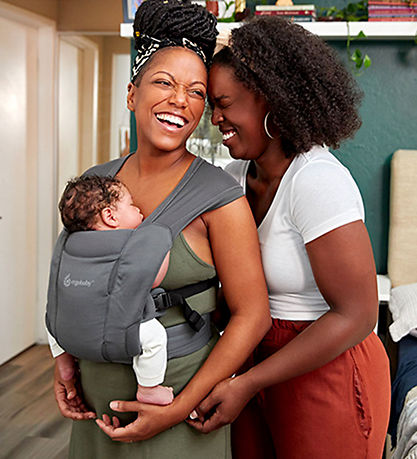 Ergobaby Bæresele - Embrace - Soft Air Mesh - Washed Black Ergobaby Bæresele - Embrace - Soft Air Mesh - Washed Black