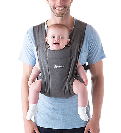 Ergobaby Bæresele - Embrace - Soft & Snug Knit - Heather Grey