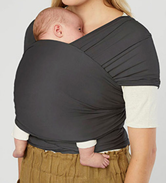 Ergobaby Strækvikle - Aura Wrap Knit - Soft Black