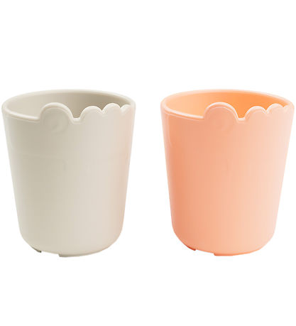 Done by Deer Kopper - Kiddish Mini Mug - 2-pak - Croco Sand/Cora Done by Deer Kopper - Kiddish Mini Mug - 2-pak - Croco Sand/Cora