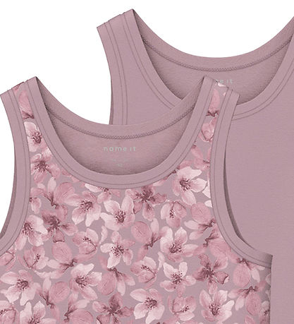 Name It Undertrøje - Noos - NmfTank - 2-pak - Mauve Shadows