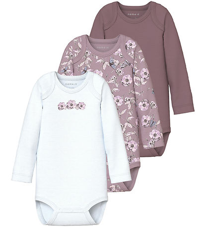 Name It Body l/æ - Noos - NbfBody - 3-pak - Grape Shake