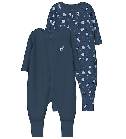 Name It Nattdrakt - Noos - NbmNightsuit - 2-pack - Dark Denim