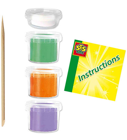 SES Creative Modellervoks - 3x90gr/1x40g - FunDo Dinosaurer SES Creative Modellervoks - 3x90gr/1x40g - FunDo Dinosaurer