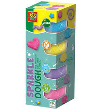 SES Creative Modellervoks - 4x90gr - Silkeblød Glitter SES Creative Modellervoks - 4x90gr - Silkeblød Glitter