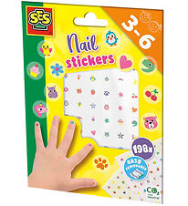 SES Creative - Negle Klistermærker - 198 stk SES Creative - Negle Klistermærker - 198 stk