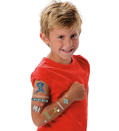 SES Creative Tatoveringer - Dyrekrigere - 45 stk SES Creative Tatoveringer - Dyrekrigere - 45 stk