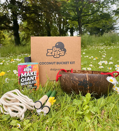 Dr Zigs Sæbebobble Sæt - Coconut Bucket Kit Dr Zigs Sæbebobble Sæt - Coconut Bucket Kit