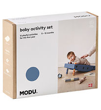 MODU Baby Motoriksæt - 10 Dele - Deep Blue/Sky Blue MODU Baby Motoriksæt - 10 Dele - Deep Blue/Sky Blue