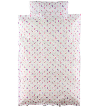 Nørgaard Madsens Sengetøj - Junior - Hvid m. Enhjørning Hoved