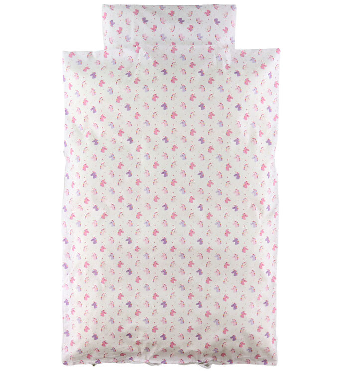 Nørgaard Madsens Sengetøj - Junior - Hvid m. Enhjørning Hoved