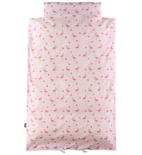 Nørgaard Madsens Sengetøj - Voksen - Rosa m. Flamingo/Blomster Nørgaard Madsens Sengetøj - Voksen - Rosa m. Flamingo/Blomster