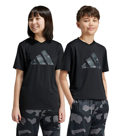 adidas Performance T-shirt - J TR-ES PRI T - Sort adidas Performance T-shirt - J TR-ES PRI T - Sort
