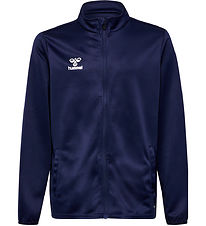 Hummel Cardigan - HmlEssential Track Jacket - Marine Hummel Cardigan - HmlEssential Track Jacket - Marine