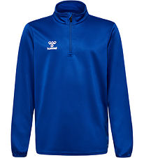 Hummel Bluse - HmlEssential Half Zip - True Blue Hummel Bluse - HmlEssential Half Zip - True Blue