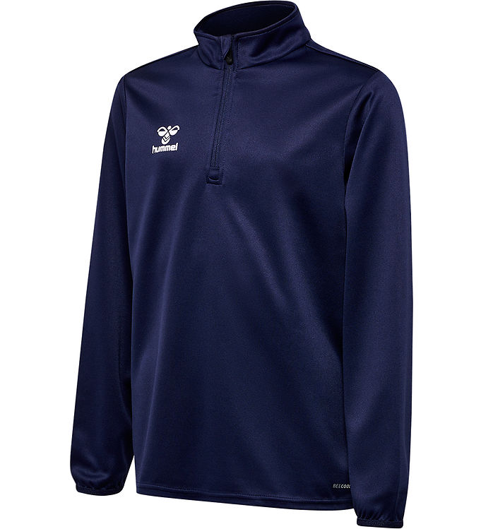 Hummel HmlEssential Half Zip Bluse - Marine