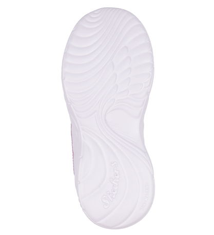 Skechers Sko m. Lys - Wing Brites - Pink/Turquoise