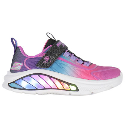 Skechers Sko m. Lys - Rainbow Cruisers - Black/Multi Skechers Sko m. Lys - Rainbow Cruisers - Black/Multi