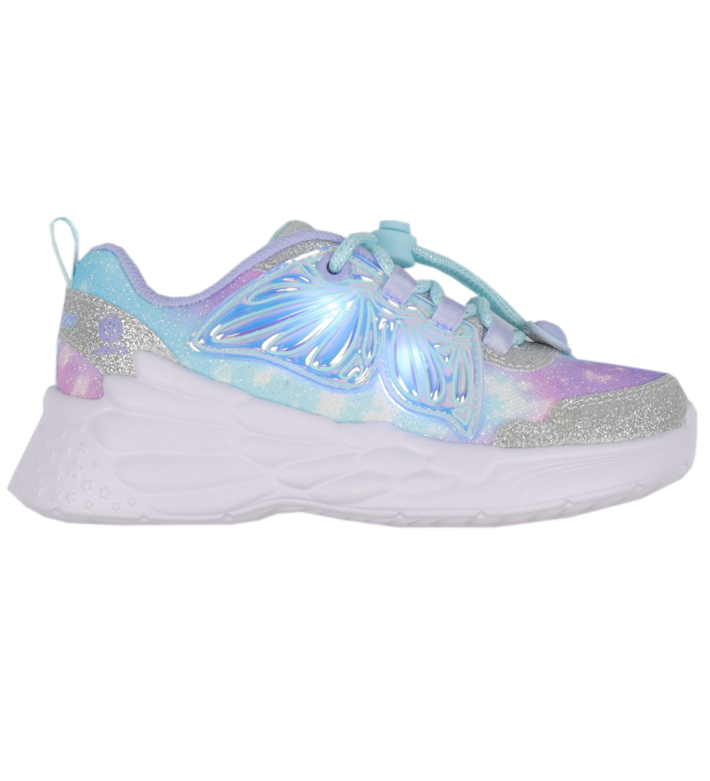 Skechers Schuhe m. Leicht - Dream Rennschuh Wing Brites - Silber - Skechers - 27 - Blinkschuhe