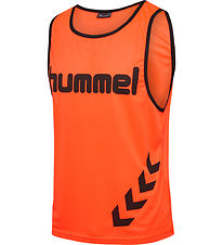 Hummel Overtræksvest - Fundamental Training Bib - Neon Orange Hummel Overtræksvest - Fundamental Training Bib - Neon Orange