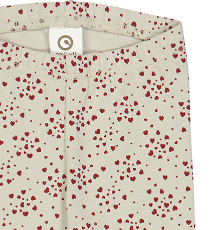 Müsli Leggings - Love - Soft Green/Cabernet Müsli Leggings - Love - Soft Green/Cabernet