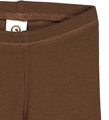 Müsli Leggings - Rib - Cozy Me Plain - Bark