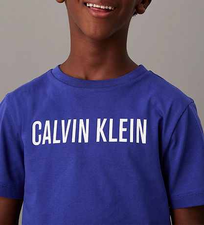 Calvin Klein Nattøj - Blå/Sort m. Hvid Calvin Klein Nattøj - Blå/Sort m. Hvid