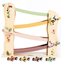 Tiny Love Bilbane m. 4 Biler - Træ - Boho Chic