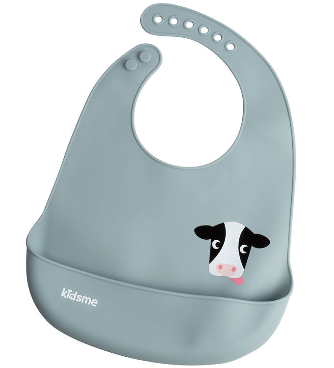 KidsMe Hagesmæk - Easy Clean Bib - Azure