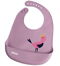KidsMe Hagesmæk - Easy Clean Bib - Plum KidsMe Hagesmæk - Easy Clean Bib - Plum