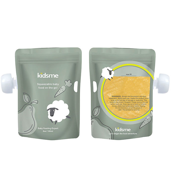 KidsMe Madposer - 8-pak - 180 ml - Grøn billede