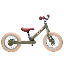 TryBike Løbecykel - Steel - Vintage Edition - Støvet Grøn TryBike Løbecykel - Steel - Vintage Edition - Støvet Grøn