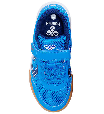 Hummel Sko - Multiplay Flex VC JR - Blå/Hvid Hummel Sko - Multiplay Flex VC JR - Blå/Hvid