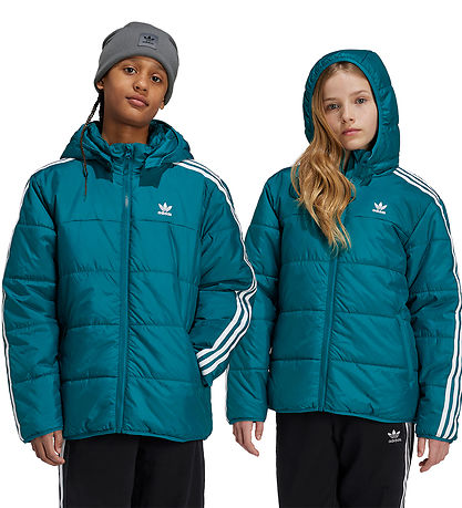 adidas Originals Puffer Jacket - Petrol w. White