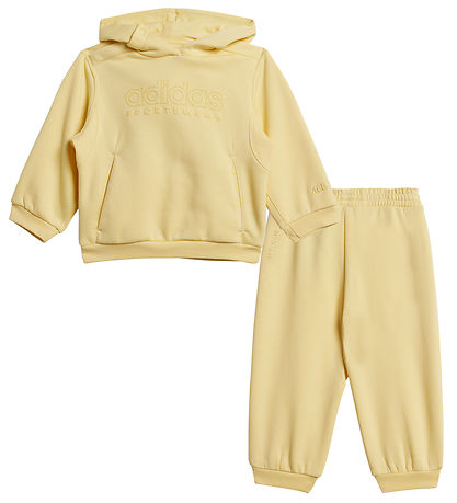 adidas Performance Sweatsæt - I SZN GFX - Gul adidas Performance Sweatsæt - I SZN GFX - Gul