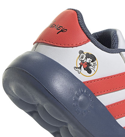 adidas Performance Sko - Grand Court Mickey - Hvid/Rød adidas Performance Sko - Grand Court Mickey - Hvid/Rød