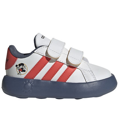 adidas Performance Sko - Grand Court Mickey - Hvid/Rød adidas Performance Sko - Grand Court Mickey - Hvid/Rød