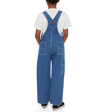 Dickies Smækbukser - Kids Denim Bib - Indigo Blue
