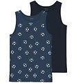 Name It Undertrøje - NkmTank - 2-pak - Dark Denim Name It Undertrøje - NkmTank - 2-pak - Dark Denim