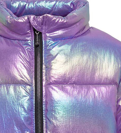 Kids Only Dynejakke - KogCeline - Purple Opulence/Metallic