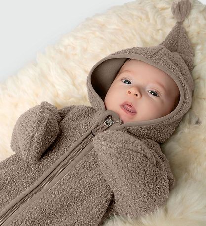 Mini A Ture Fleecedragt - Teddy - MatAdel - Grey Brown Mini A Ture Fleecedragt - Teddy - MatAdel - Grey Brown