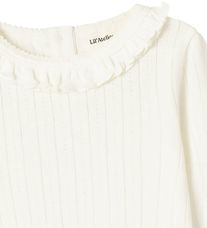 Lil' Atelier Bluse - NmfRachel - Noos - Coconut Milk Lil' Atelier Bluse - NmfRachel - Noos - Coconut Milk