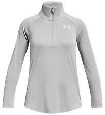 Under Armour Bluse m. Lynlås - Tech Graphic - Pitch Gray Under Armour Bluse m. Lynlås - Tech Graphic - Pitch Gray