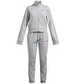 Under Armour Træningssæt - Cropped - Grå/Pink
