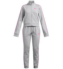 Under Armour Træningssæt - Cropped - Grå/Pink Under Armour Træningssæt - Cropped - Grå/Pink