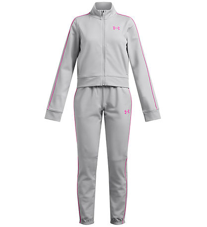 Under Armour Træningssæt - Cropped - Grå/Pink