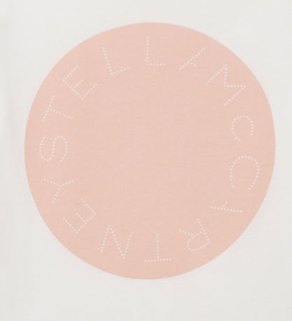 Stella McCartney Kids T-shirt - Ivory m. Rosa Stella McCartney Kids T-shirt - Ivory m. Rosa