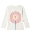 Stella McCartney Kids Bluse - Creme m. Rosa Stella McCartney Kids Bluse - Creme m. Rosa