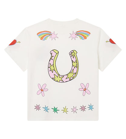 Stella McCartney Kids T-shirt - Ivory m. Print Stella McCartney Kids T-shirt - Ivory m. Print